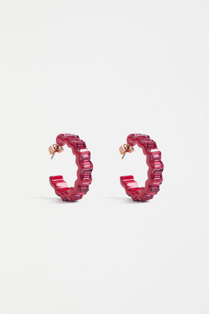 Hoop Earring Jule Peach Large - Elk Accessories